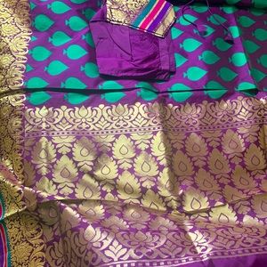 Indian silk saree